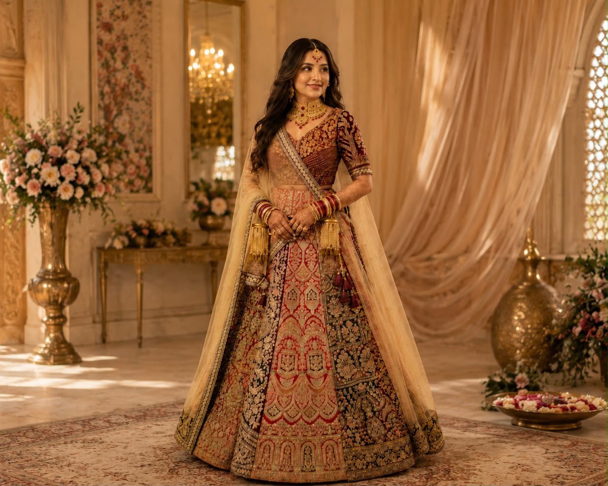Bridal wear custom stitching